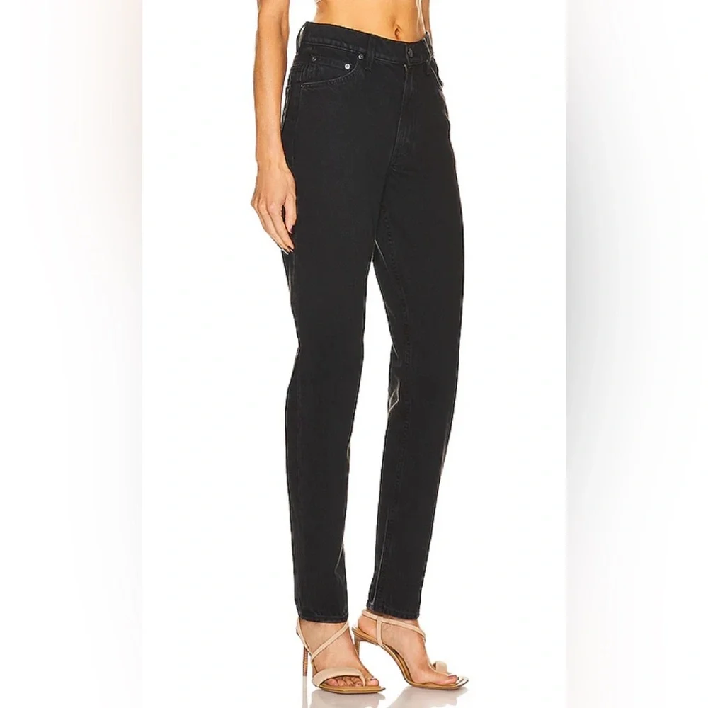 NWT Mother SNACKS! High Waisted Twizzy Skimp Jean Smacking Good Black - Picture 2 of 14